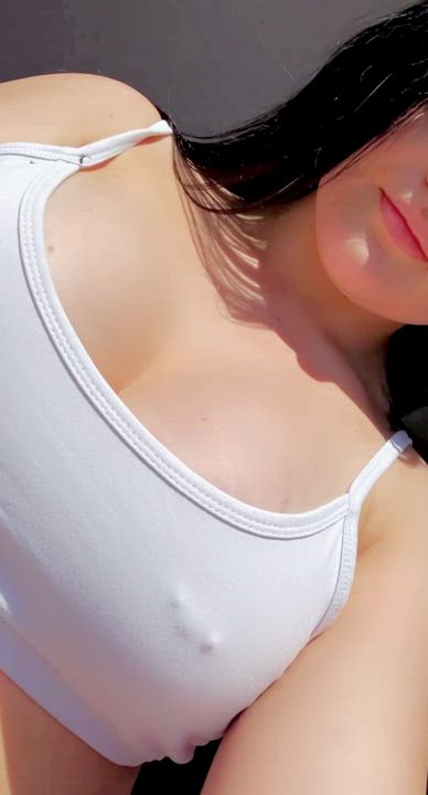I want someone to cover these big tits with a load of cum ?