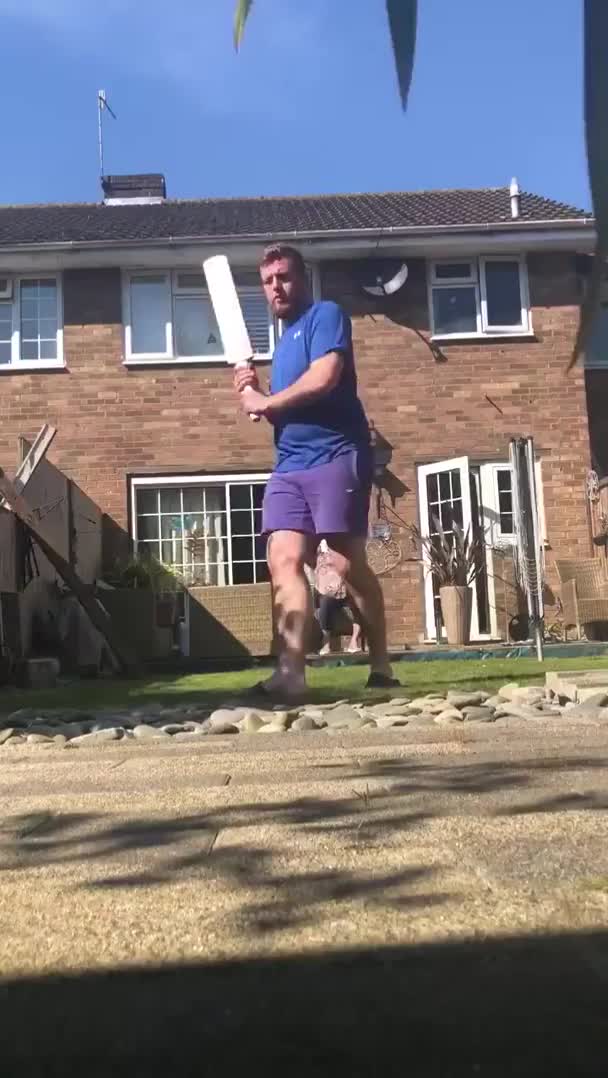 WCGW playing cricket in front of grandma