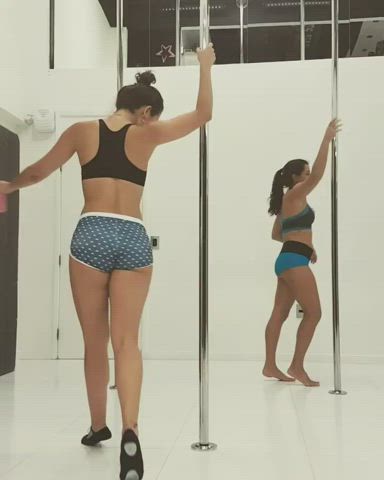 brazilian brunette celebrity pole dance sensual twerking clip