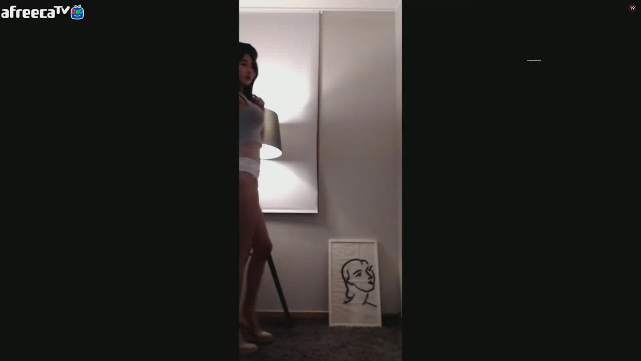 Asian Ass Booty Dancing High Heels Korean Shorts clip