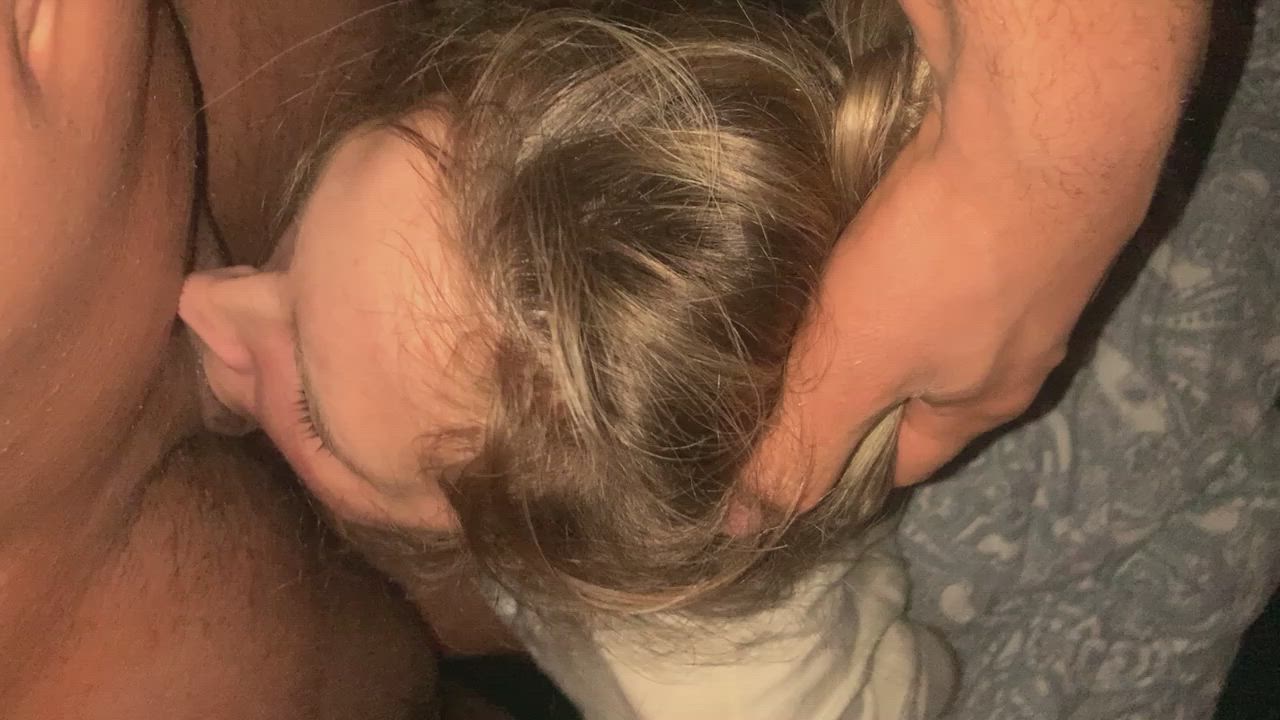 Blonde Blowjob Deepthroat Face Fuck Skinny Slapping Slave Submissive Teen Throat
