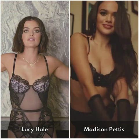 Which lingerie clad vixen is getting your cock?