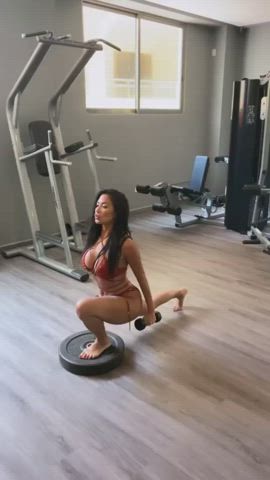 Bikini Nicole Scherzinger Workout clip