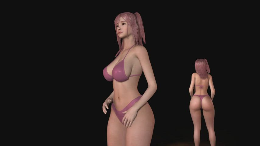 3D Gamer Girl VR clip