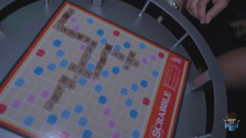 PLAYING SCRABBLE IN THE STRIP CLUB!!!