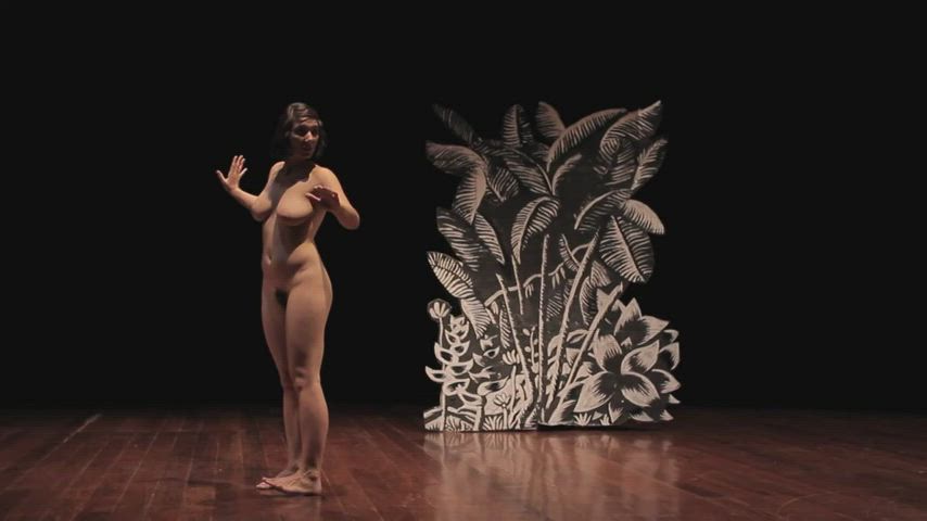 Art Dancing Hairy Pussy Latina Natural Tits Nude clip