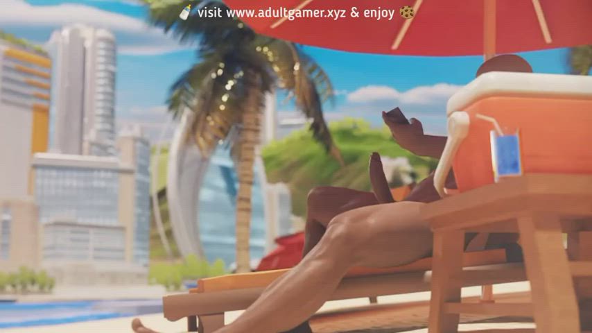3d accidental animation anime beach fortnite futanari hentai outdoor overwatch clip
