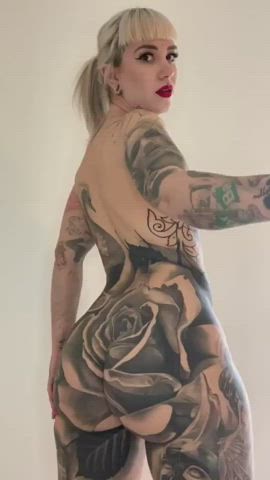 Ass Big Ass Bikini Blonde OnlyFans Pornstar Tattoo clip