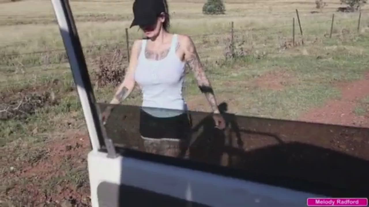 Melody Radford Stranded in the Outback Sucks Stranger for Lift Home