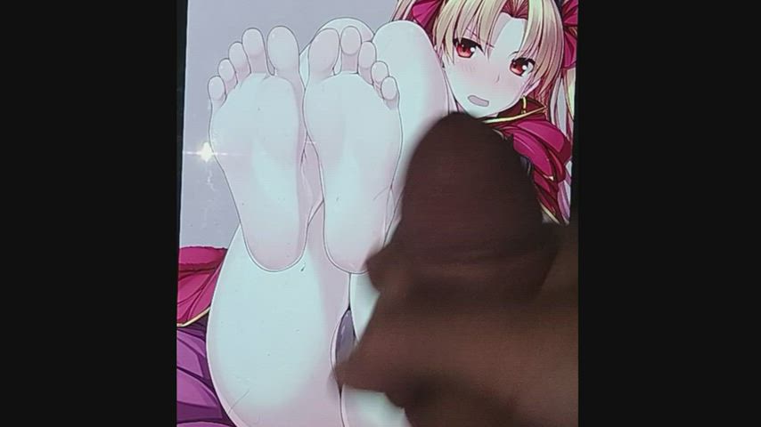 anime cartoon cumshot feet feet fetish hentai masturbating moaning solo tribute clip