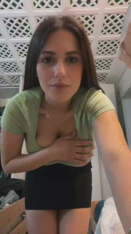 Pretty Italian Girl With Big Tits