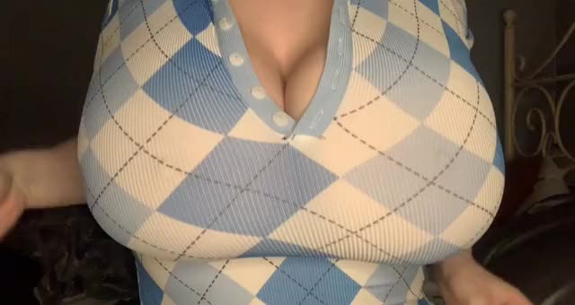 These huge boobs are so squished in my tight dress OC