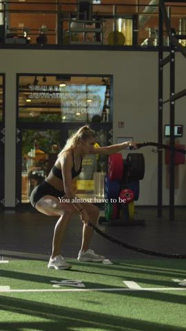 blonde legs workout clip