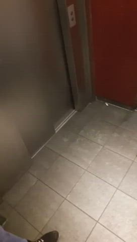 double blowjob elevator threesome clip
