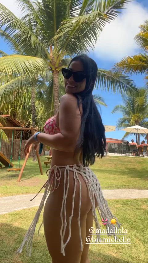 ass beach big ass big tits bikini brazilian celebrity sexy clip