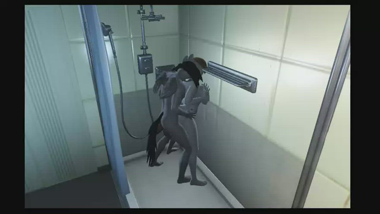 3D Animation Female Naked Nude Rule34 Sex Shower clip