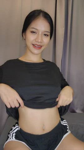 Showing you my teen Thai tits