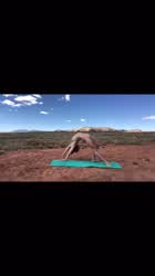 Video of a nude yoga session I did in the Utah desert outside Canyonlands. ?