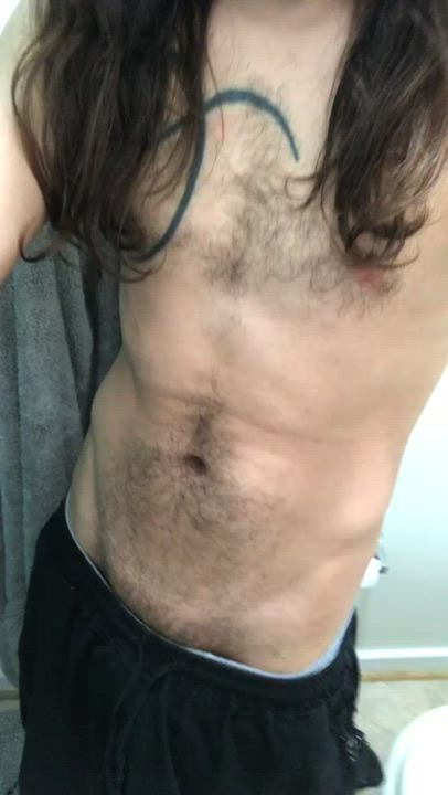 Big Dick Dom Long Hair Shower Solo Tease Teasing Thick Cock clip