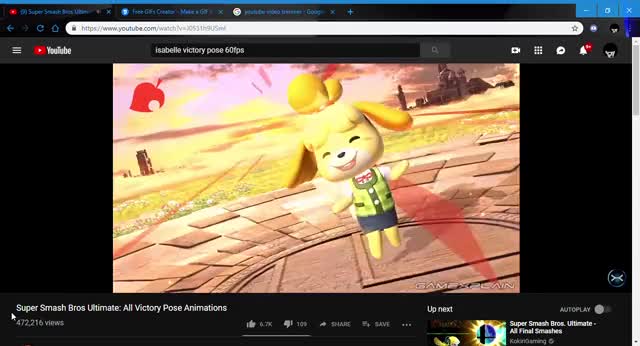 (9) Super Smash Bros Ultimate All Victory Pose Animations - YouTube - Google Chrome