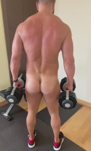 Ass Nude Workout clip