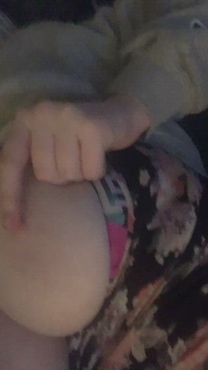 sound on ;3 I moan like such a slut when i play with my nipples
