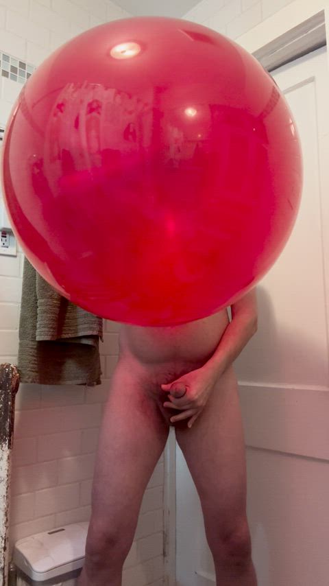 My big/tight balloon makes me cum hard! 🥵