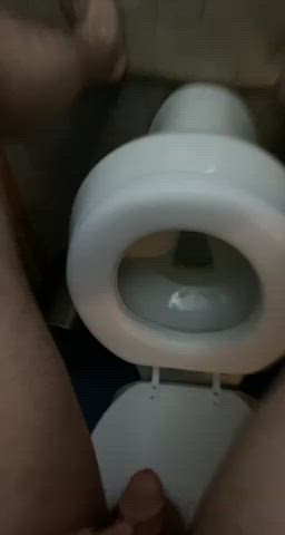 Ass Big Dick Pee Peeing Piss Pissing Toilet clip