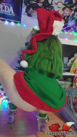 [OC] It's almost Christmas! Happy early holidays from this slut!