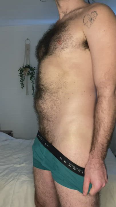 Amateur Hairy Male Masturbation OnlyFans Stripping clip