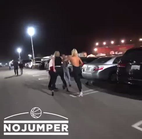 blonde tall wrestling clip