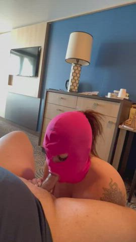 blowjob mask sucking clip