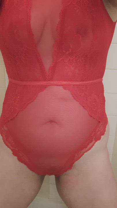 Put on my [f]avorite lingerie just to pee