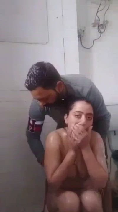 Bathroom Romance😜🍒🍋🍑Full video link in comment👇 Upvotes for more video🍒🥰