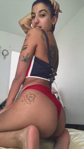 Ass Hairy Tattoo clip