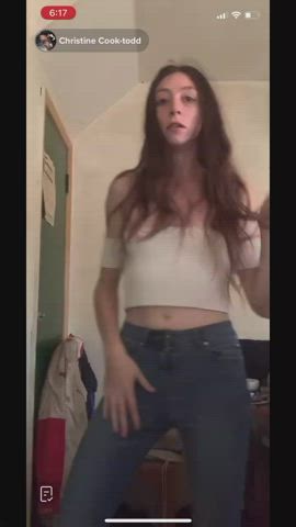 accidental nsfw nipples nipslip tiktok clip