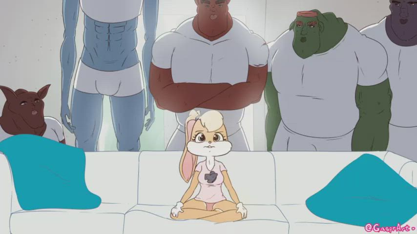 Animation Anime Bunny Cartoon Casting Couch Gangbang Hentai Rule34 Sloppy clip