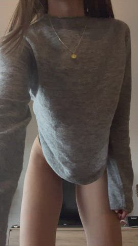 I’m so in love with my soft sweater [flash]