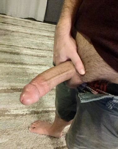 Playing with my thick cock on Hump Day