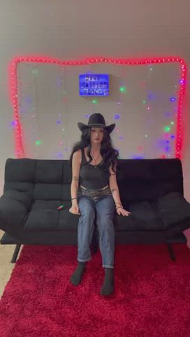 Casting couch with Cow girl Milf holloween special!