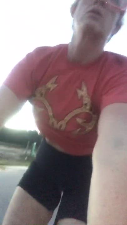 Ever gotten a boob drop from a chick on a bike? 🚴‍♀️ Boobs Fitness Public