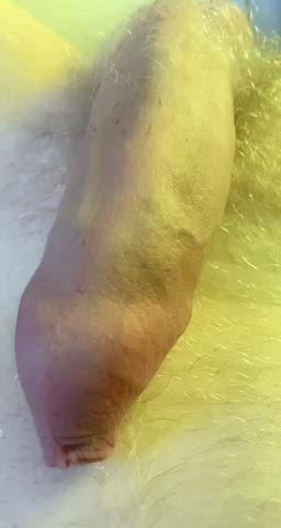 Edging Foreskin Male Masturbation Precum Uncut Wet clip