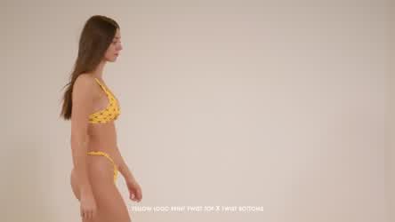 Bikini Brunette Model clip