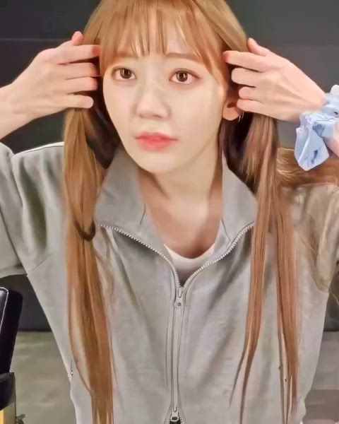 asian downblouse japanese natural tits tits kpop clip