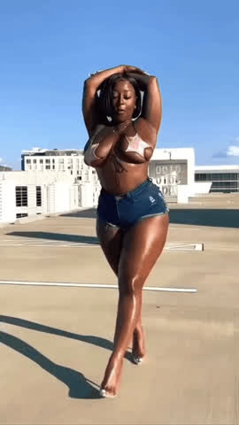 big tits ebony tits clip