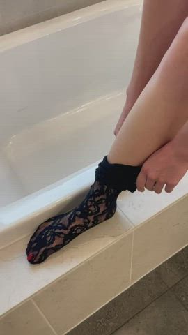 feet feet fetish nylons thighs tights clip