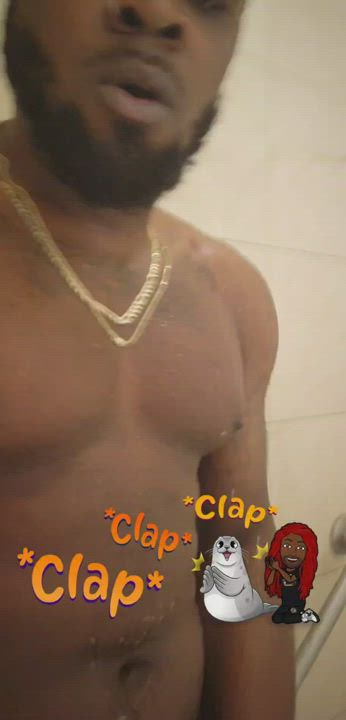 BBC Big Dick Cock Cock Milking Cum Cumshot Houston Male Masturbation Shower clip