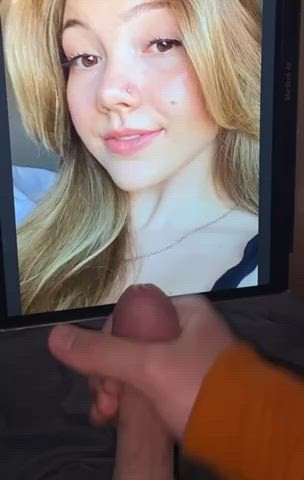 cum cumshot facial teen tribute white girl clip