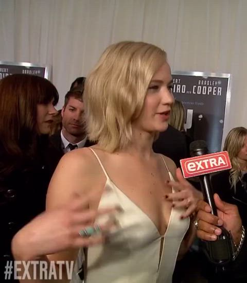 blonde jennifer lawrence sexy clip