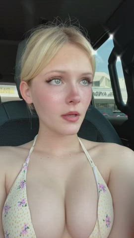 Big Tits Bikini Blonde Cleavage Teen TikTok clip